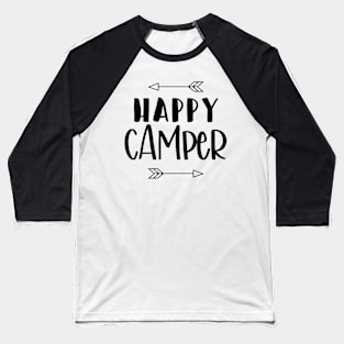 Happy Camper, Arrows Baseball T-Shirt